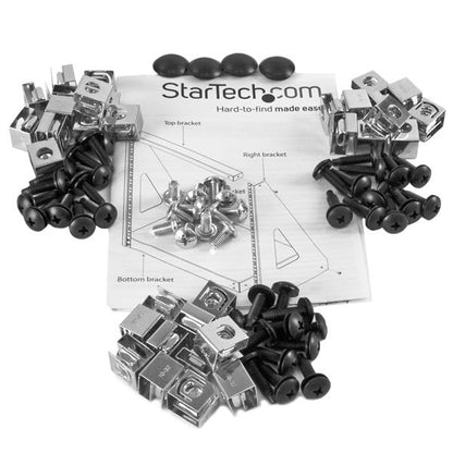 StarTech.com 2POSTRACK12 rack cabinet 12U Freestanding rack Black