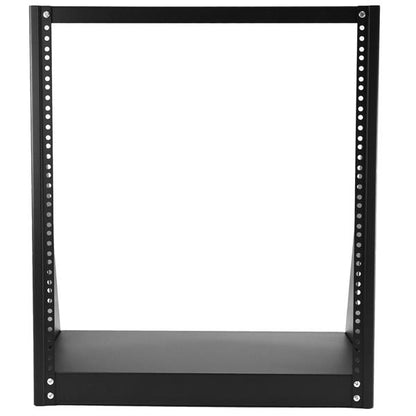 StarTech.com 2POSTRACK12 rack cabinet 12U Freestanding rack Black