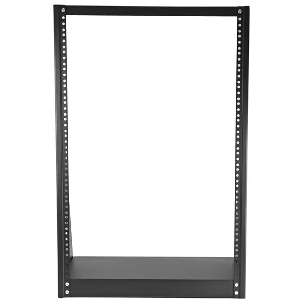 StarTech.com 2POSTRACK16 rack cabinet 16U Freestanding rack Black