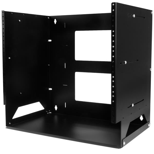 StarTech.com WALLSHELF8U rack cabinet 8U Wall mounted rack Black