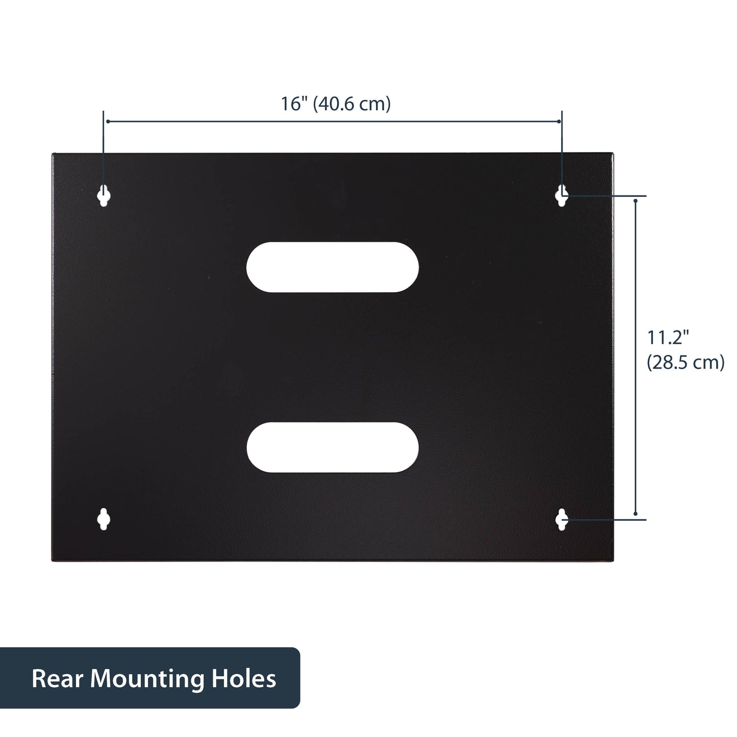 StarTech.com WALLMOUNT8 rack cabinet 8U Wall mounted rack Black