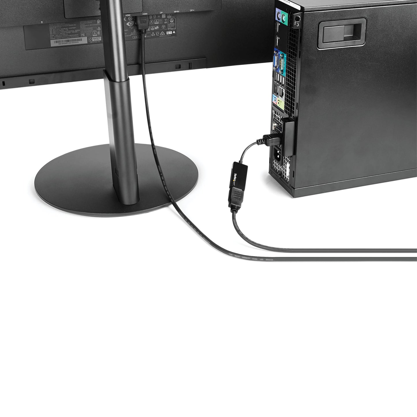 StarTech.com DP2HD4K60S video cable adapter 8.46" (0.215 m) DisplayPort HDMI Black