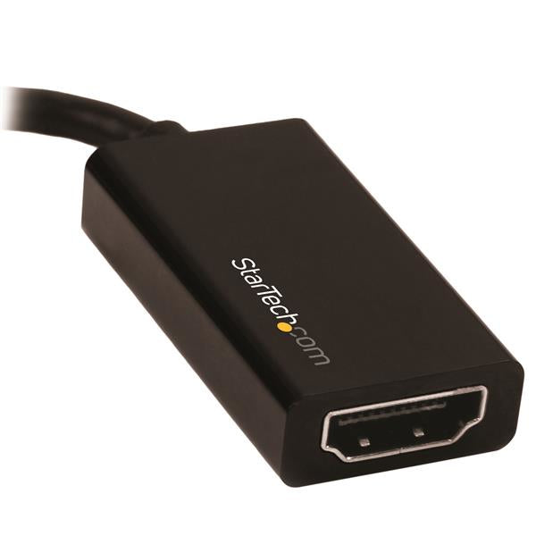 StarTech.com MDP2HD4K60S video cable adapter 5.83" (0.148 m) Mini DisplayPort HDMI Black
