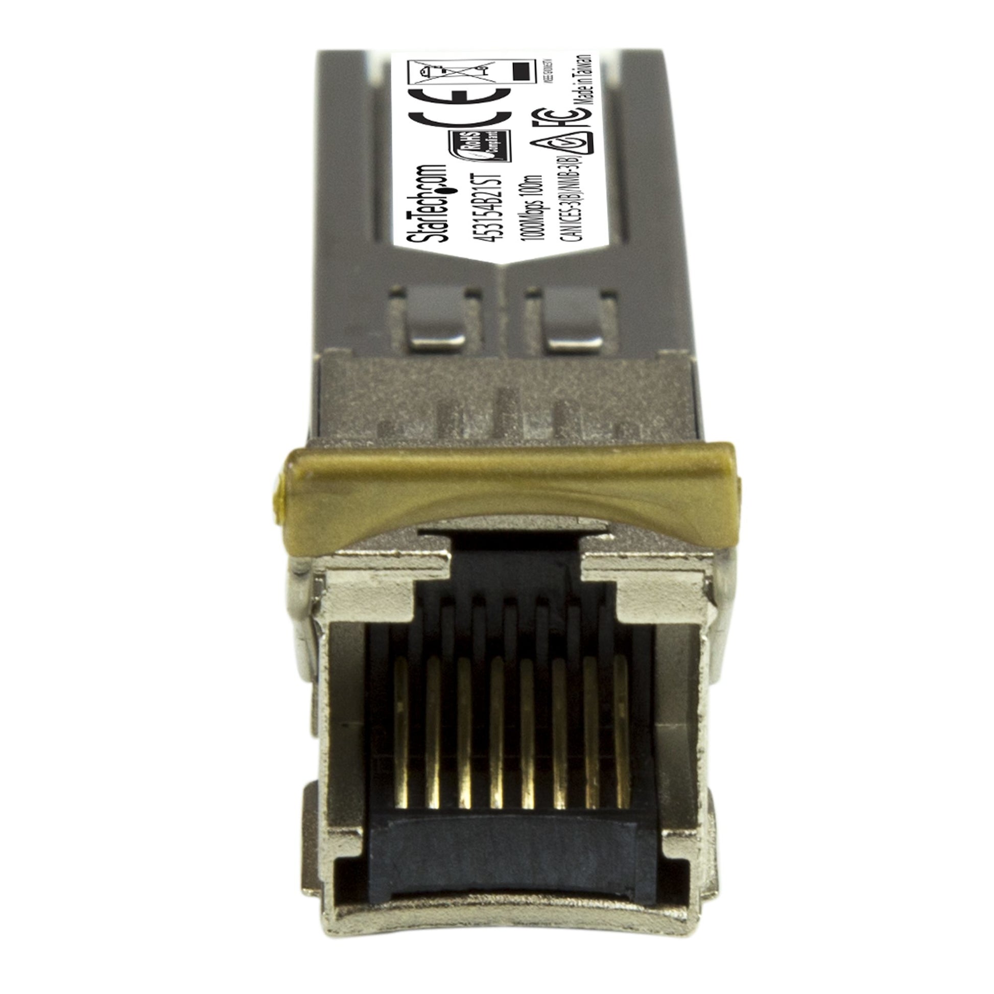 StarTech.com 453154B21ST network transceiver module Copper 1000 Mbit/s SFP