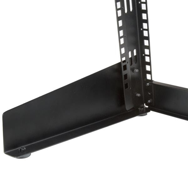 StarTech.com RK8OD rack cabinet 8U Freestanding rack Black
