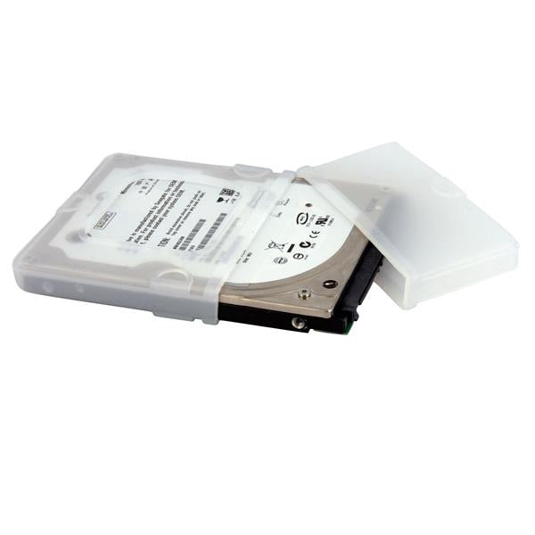 StarTech.com HDDSLEV25 storage drive case Sleeve case Silicone Transparent