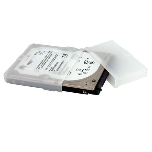 StarTech.com HDDSLEV25 storage drive case Sleeve case Silicone Transparent