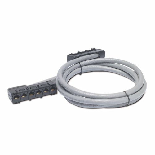 APC 13ft Cat5e UTP, 6x RJ-45 - 6x RJ-45 networking cable Gray 155.9" (3.96 m) U/UTP (UTP)