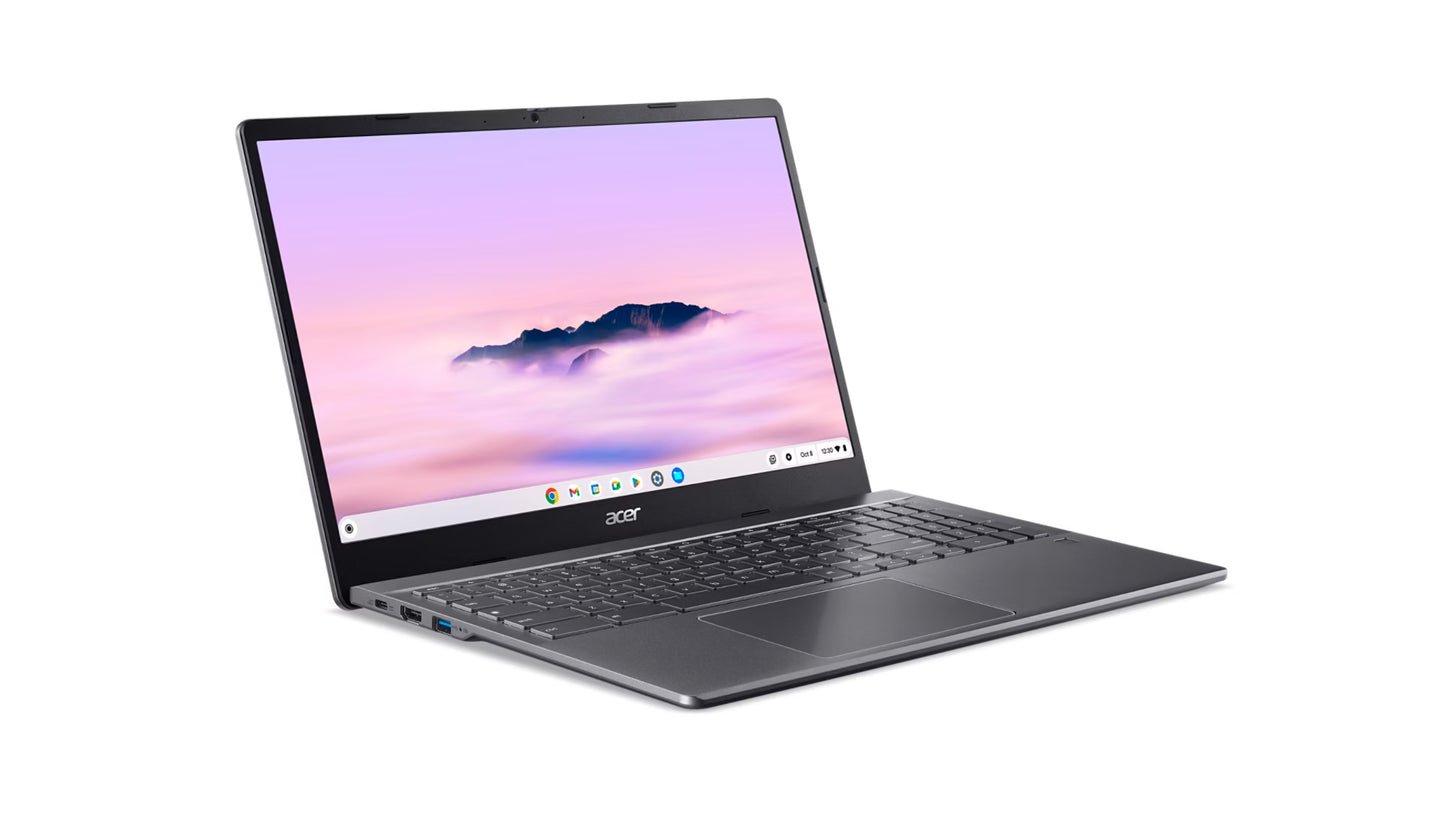 Acer Chromebook CBE595-2T-752Y Intel Core 7 150U 15.6" Touchscreen Full HD 16 GB LPDDR5x-SDRAM 256 GB SSD Wi-Fi 6 (802.11ax) ChromeOS Gray
