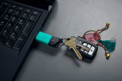 Kingston Technology DataTraveler Exodia M USB flash drive 256 GB USB Type-A 3.2 Gen 1 (3.1 Gen 1) Black, Turquoise