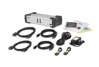 ATEN CS1912 KVM switch Black, Gray