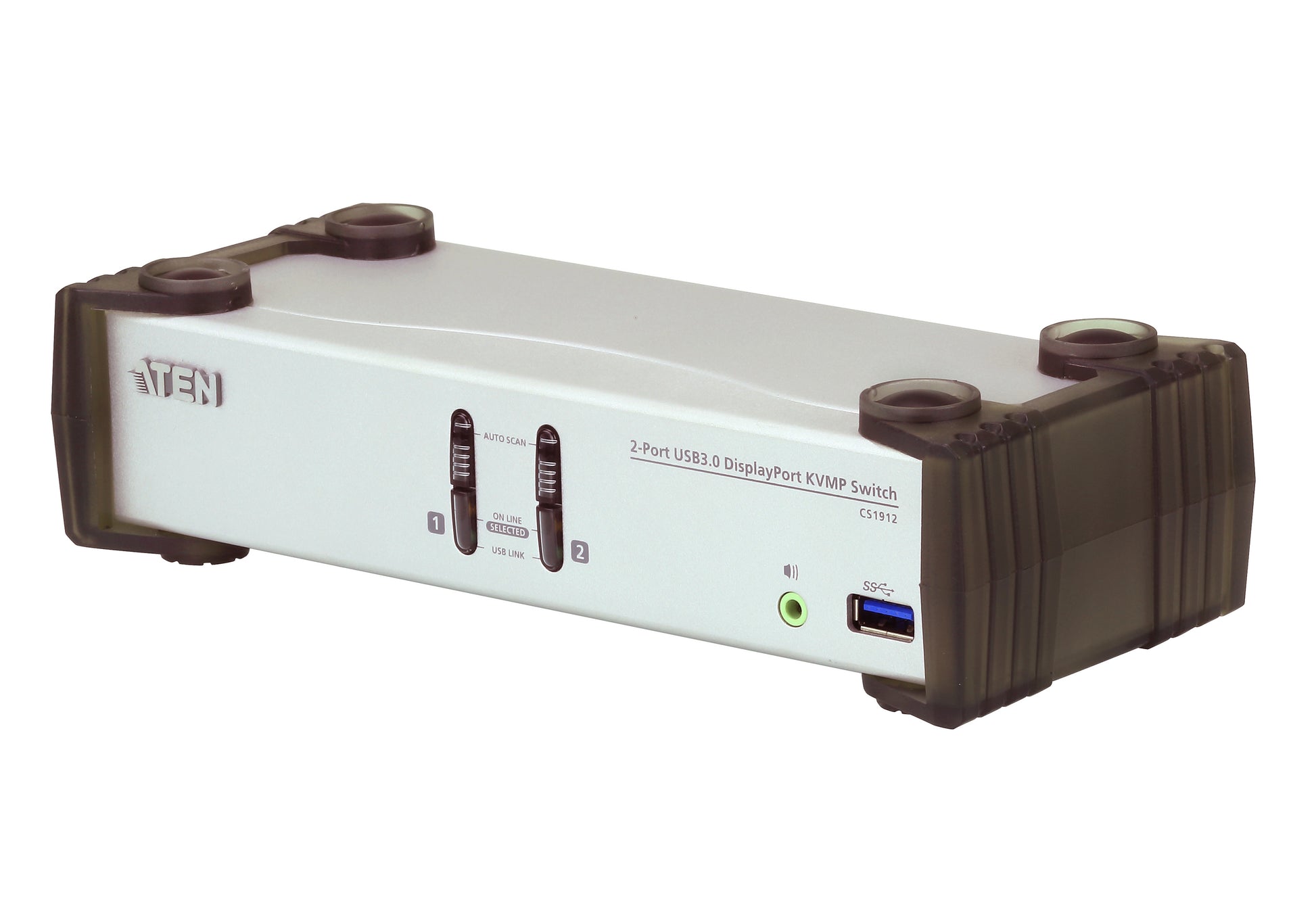 ATEN CS1912 KVM switch Black, Gray