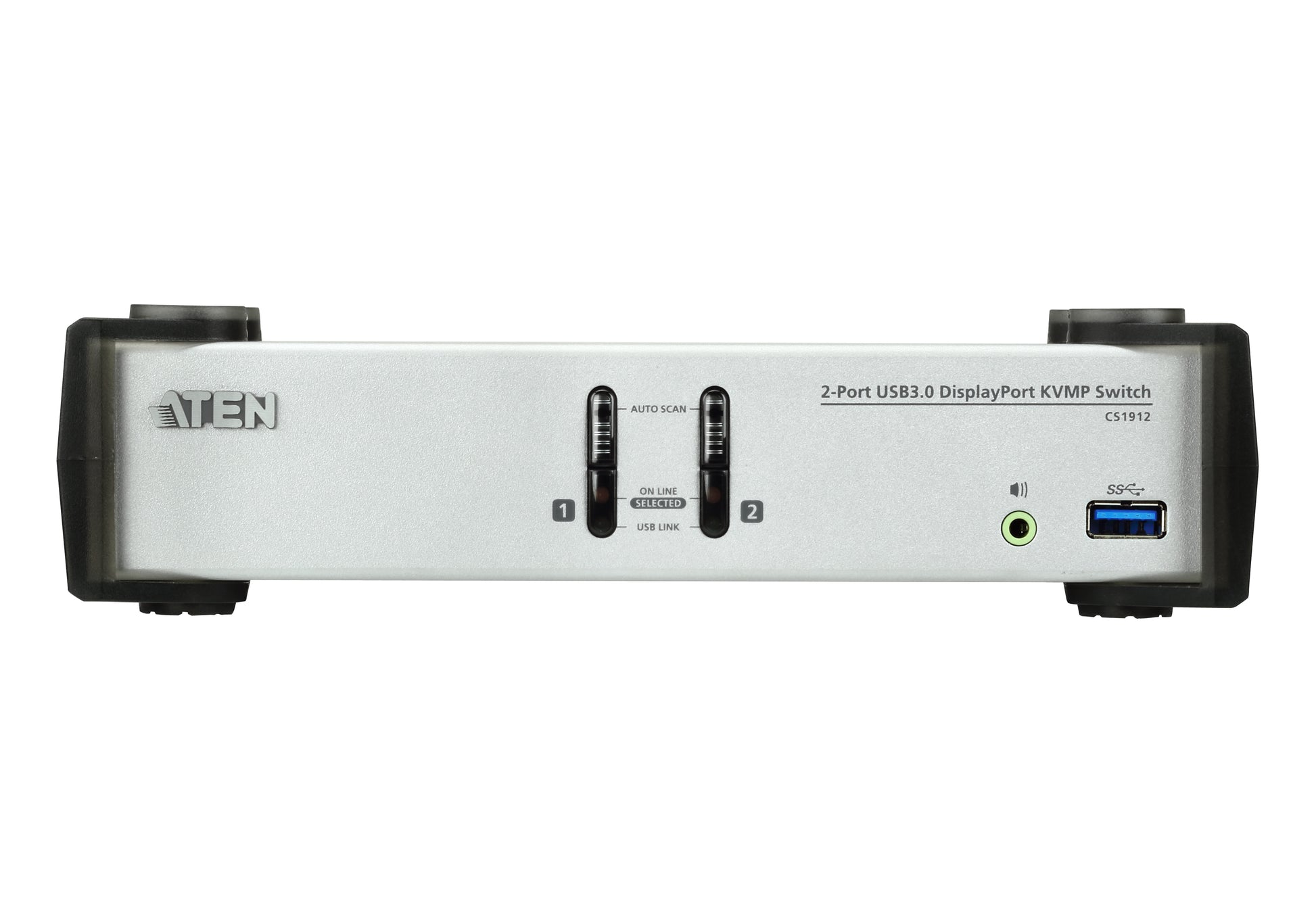 ATEN CS1912 KVM switch Black, Gray