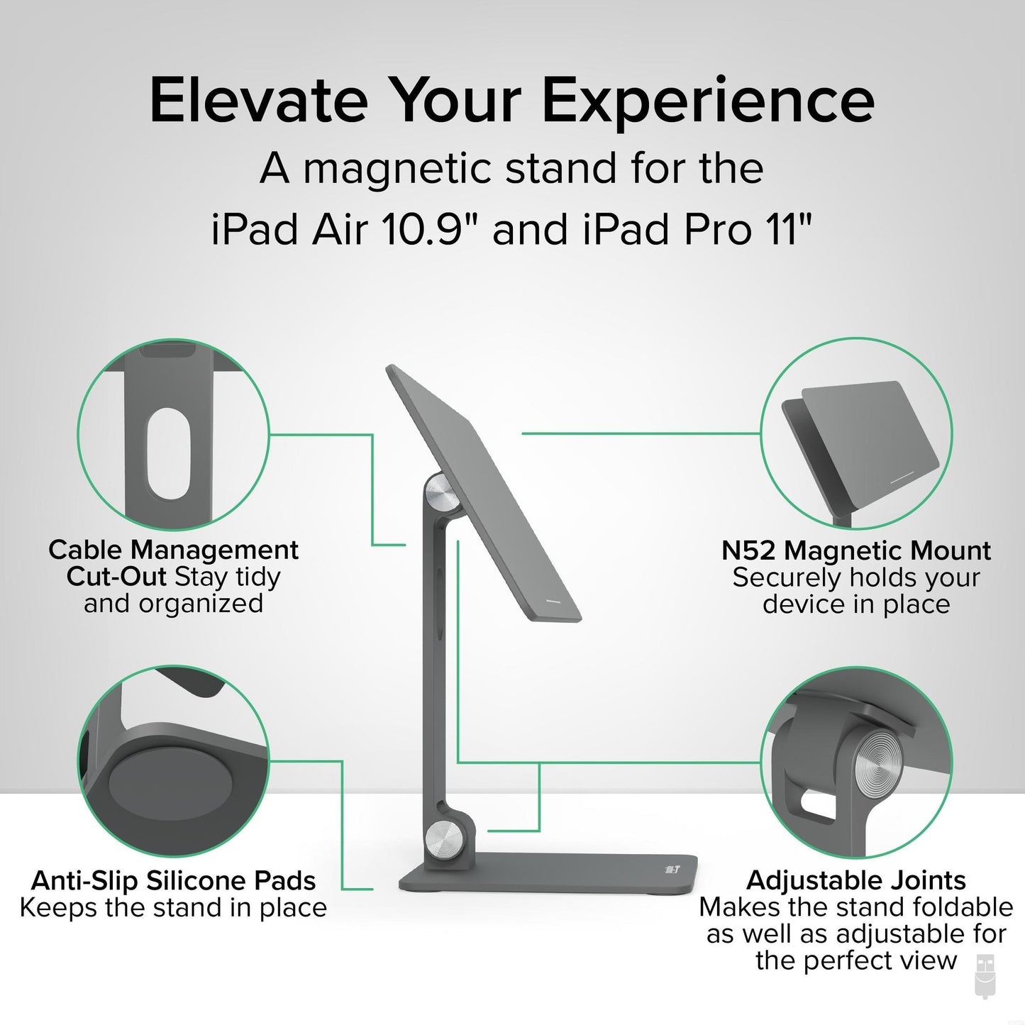 Plugable Technologies AMS-STAND11 holder Active holder Tablet/UMPC Black