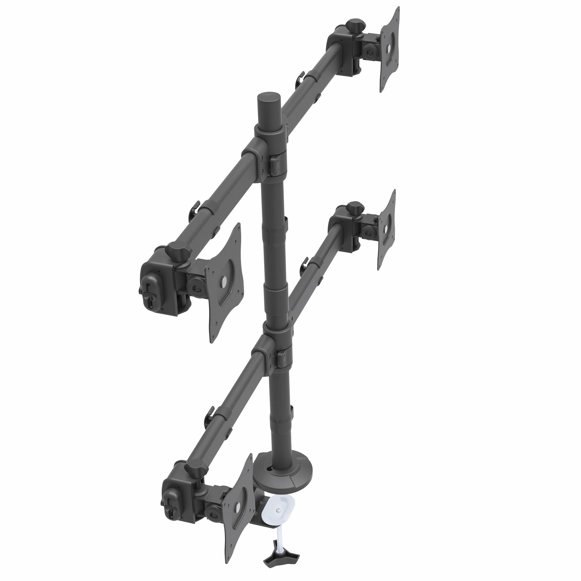 StarTech.com ARMQUAD monitor mount / stand 27" Desk Black