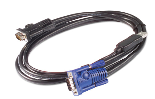 APC KVM USB Cable - 25 ft (7.6 m) KVM cable Black 299.2" (7.6 m)