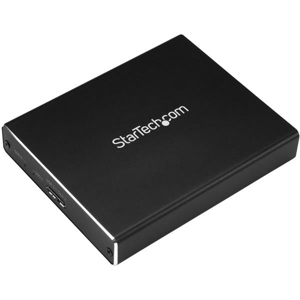 StarTech.com SM22BU31C3R storage drive enclosure SSD enclosure Black M.2