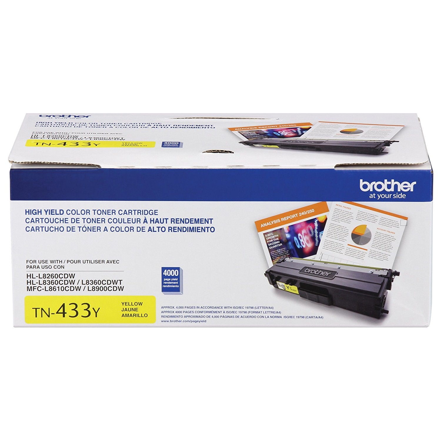 Brother TN-433Y toner cartridge 1 pc(s) Original Yellow