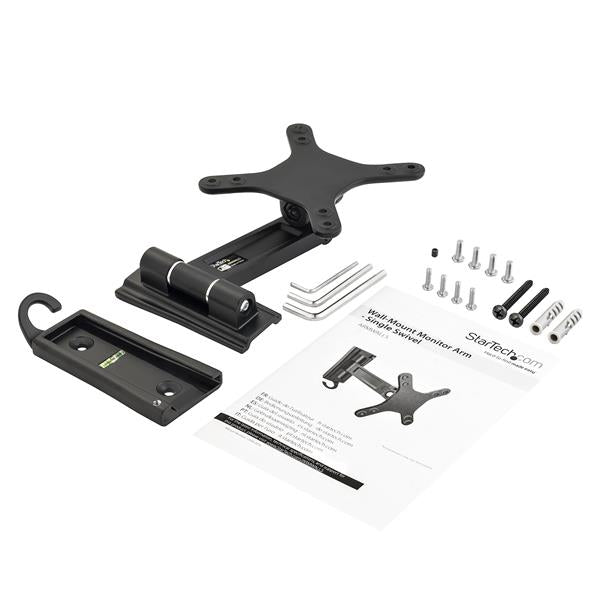 StarTech.com ARMWALLS monitor mount / stand 27" Wall Black