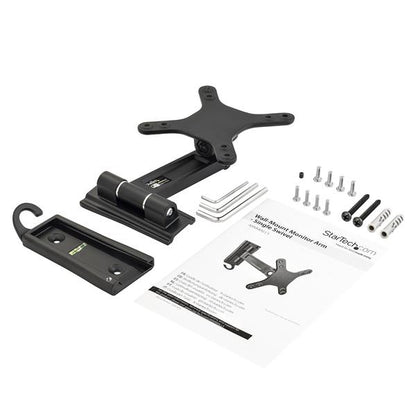 StarTech.com ARMWALLS monitor mount / stand 27" Wall Black