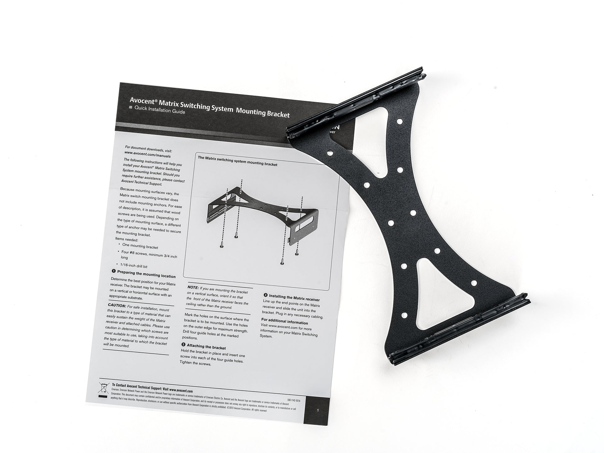 Vertiv Avocent Desk Mount Kit for Matrix Receiver