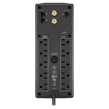 APC BX1350M uninterruptible power supply (UPS) Line-Interactive 1.35 kVA 810 W