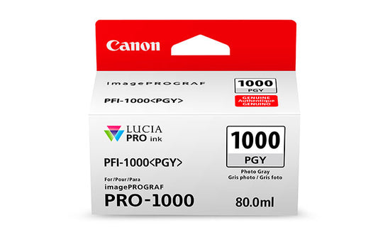 Canon PFI-1000 ink cartridge Original Photo Gray