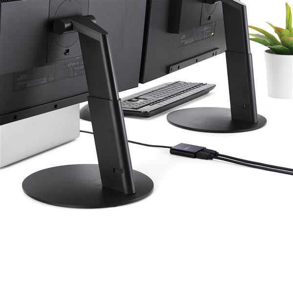 StarTech.com MSTCDP122HD USB graphics adapter 3840 x 2160 pixels Black