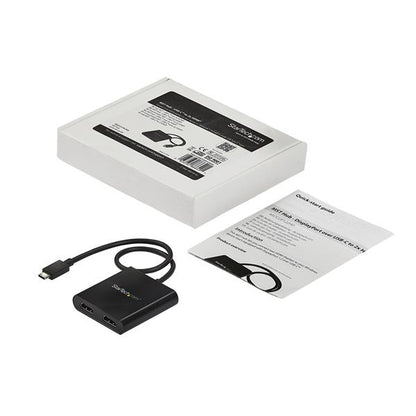 StarTech.com MSTCDP122HD USB graphics adapter 3840 x 2160 pixels Black