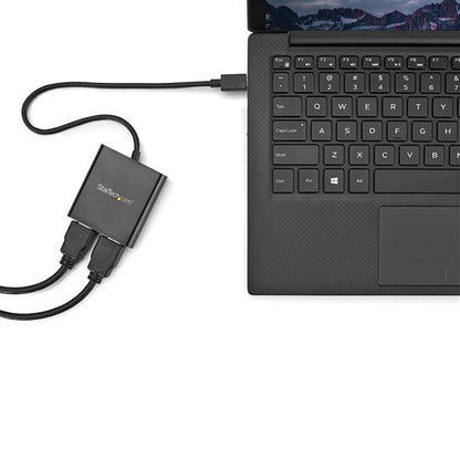 StarTech.com MSTCDP122HD USB graphics adapter 3840 x 2160 pixels Black