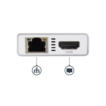 StarTech.com DKT30CHPDW laptop dock/port replicator Wired USB 3.2 Gen 1 (3.1 Gen 1) Type-C Silver, White