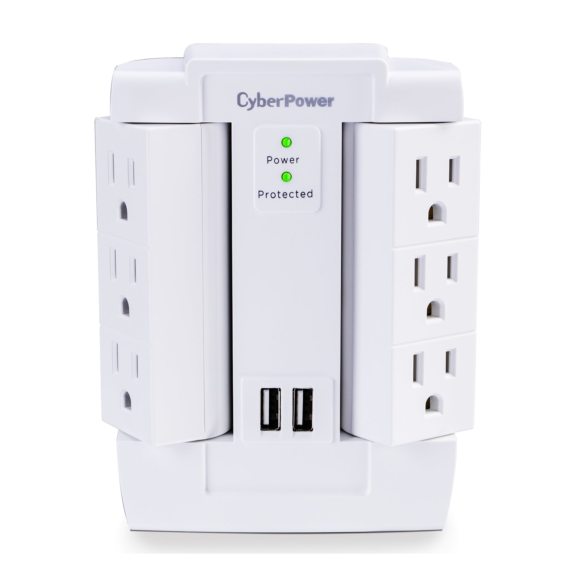 CyberPower CSP600WSURC2 surge protector White 6 AC outlet(s) 125 V