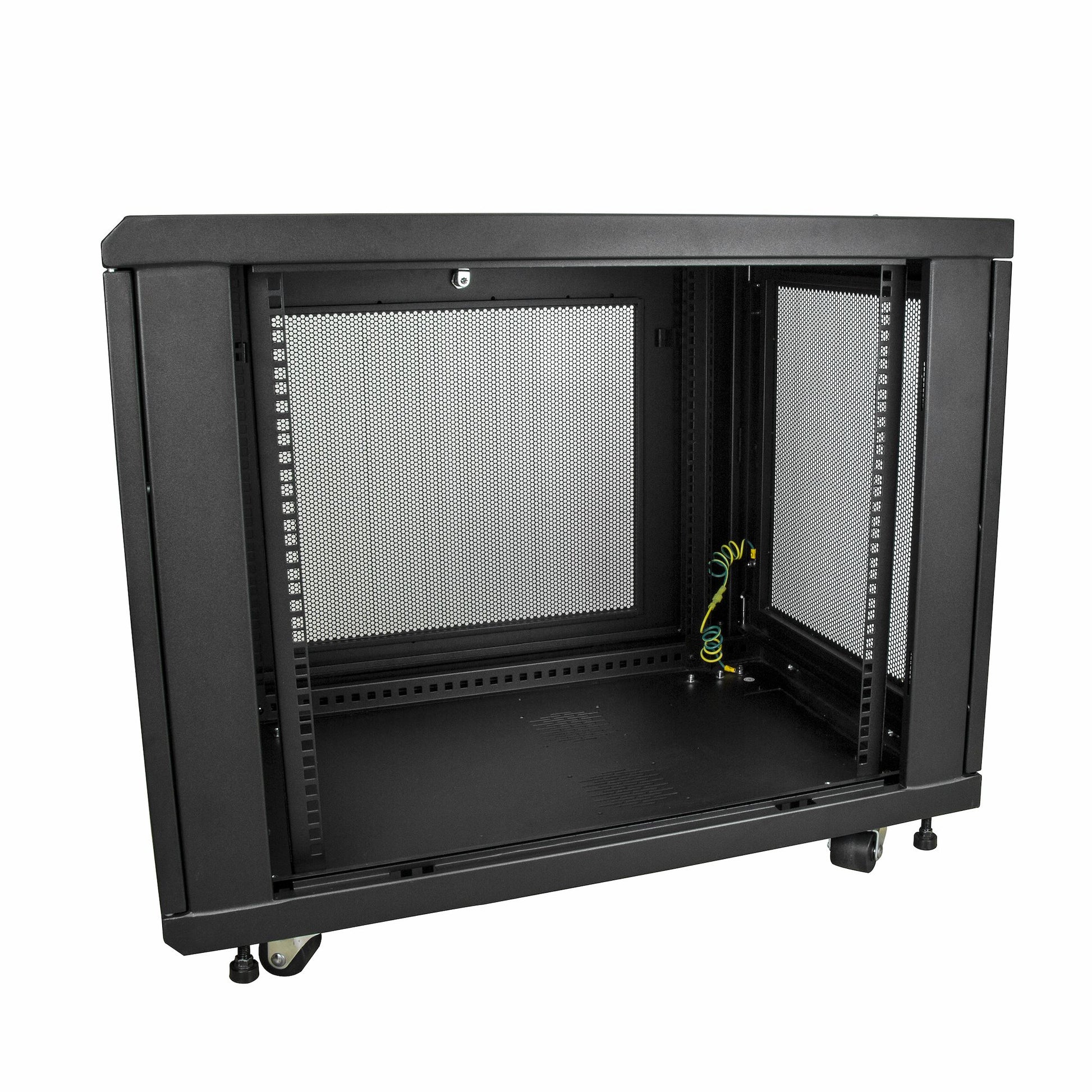 StarTech.com RK1233BKM rack cabinet 12U Freestanding rack Black