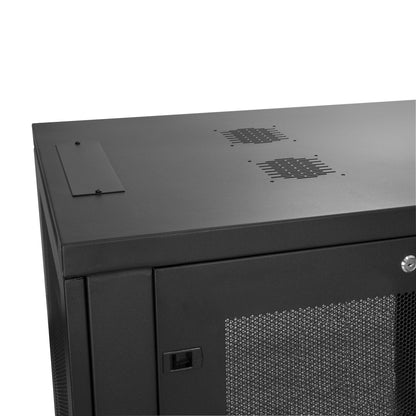 StarTech.com RK1833BKM rack cabinet 18U Freestanding rack Black