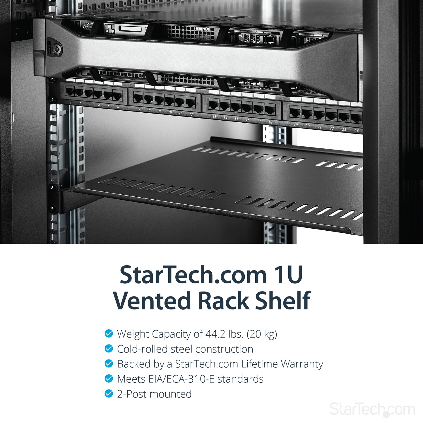 StarTech.com CABSHELF116V rack accessory Rack shelf