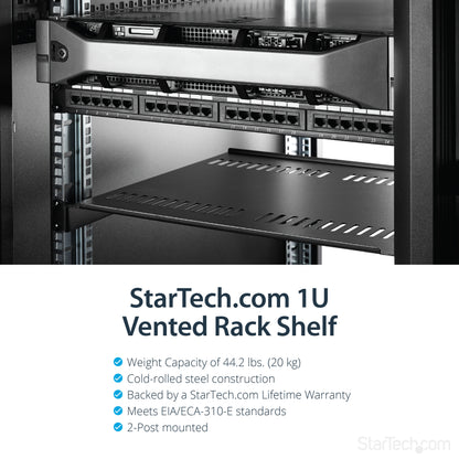 StarTech.com CABSHELF116V rack accessory Rack shelf