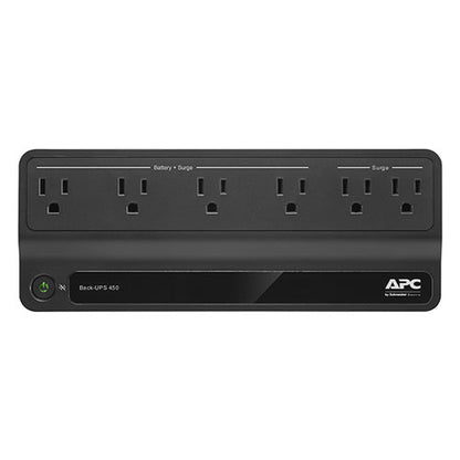 APC BN450M uninterruptible power supply (UPS) Standby (Offline) 0.45 kVA 255 W 6 AC outlet(s)
