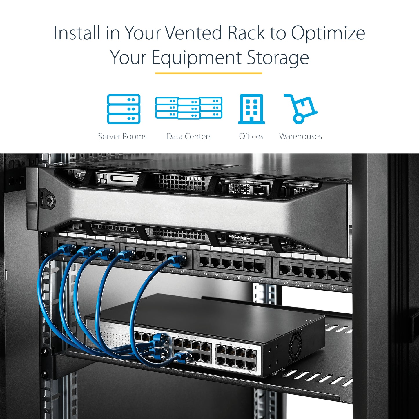 StarTech.com CABSHELFV rack accessory Shelf