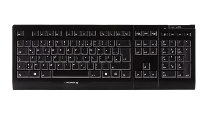 CHERRY B.Unlimited 3.0 keyboard Mouse included Universal RF Wireless QWERTY Spanish Black