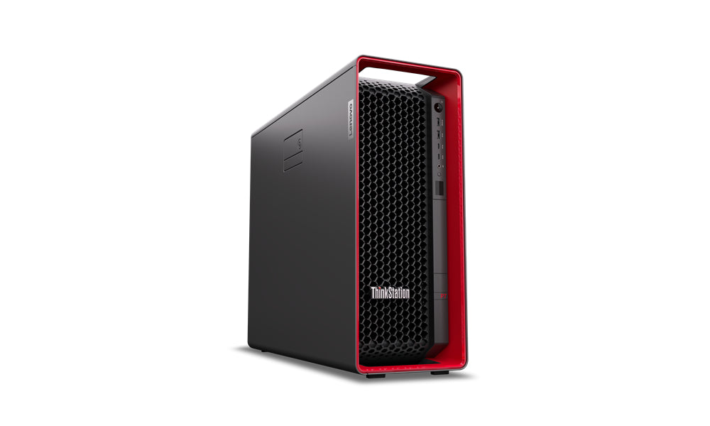 Lenovo ThinkStation P7 Intel Xeon W w7-3455 128 GB DDR5-SDRAM 1 TB SSD NVIDIA Quadro T1000 Windows 11 Pro for Workstations Tower Workstation Black, Red