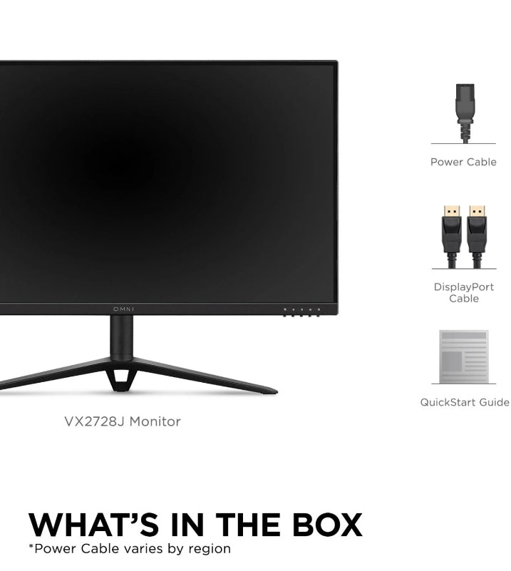 Viewsonic VX Series VX2728J computer monitor 27" 1920 x 1080 pixels Full HD LED Black