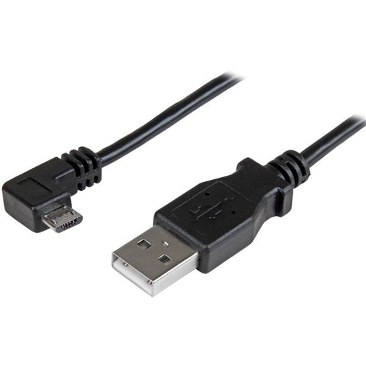 StarTech.com USBAUB50CMRA USB cable USB 2.0 19.7" (0.5 m) USB A Micro-USB A Black