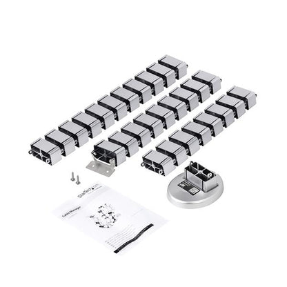 StarTech.com CMVBMOD cable organizer Desk Cable sleeve Silver 1 pc(s)