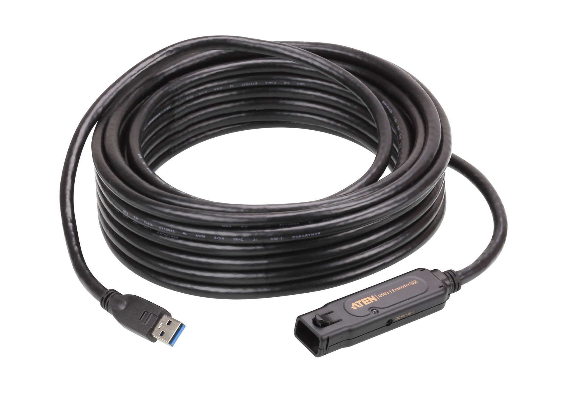 ATEN UE3310 USB cable USB 3.2 Gen 1 (3.1 Gen 1) 393.7" (10 m) USB A Black