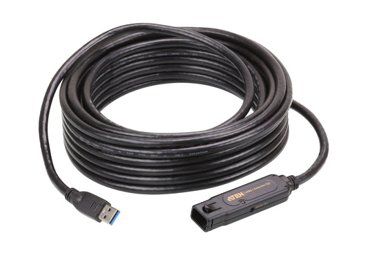 ATEN UE3310 USB cable USB 3.2 Gen 1 (3.1 Gen 1) 393.7" (10 m) USB A Black
