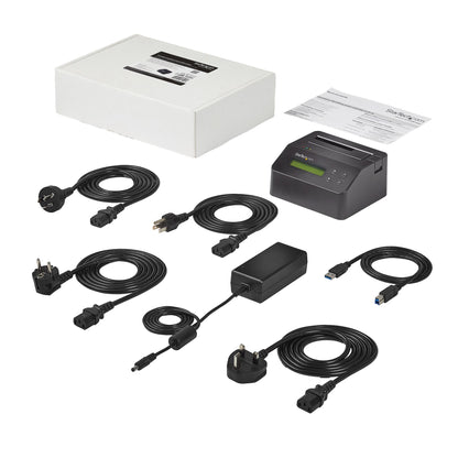 StarTech.com SDOCK1EU3P2 media duplicator HDD/SSD duplicator Black 1 copies