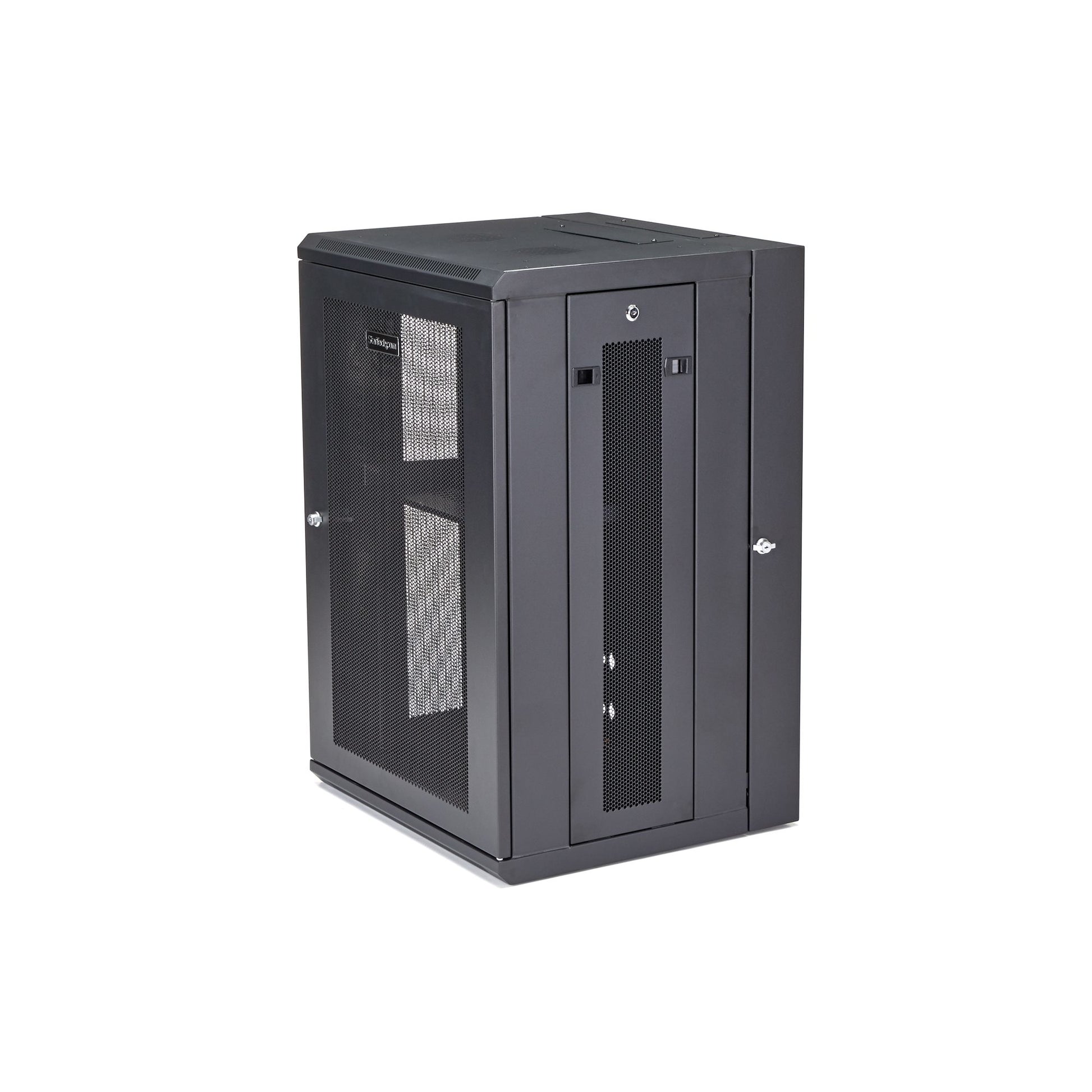 StarTech.com RK1820WALHM rack cabinet 18U Wall mounted rack Black