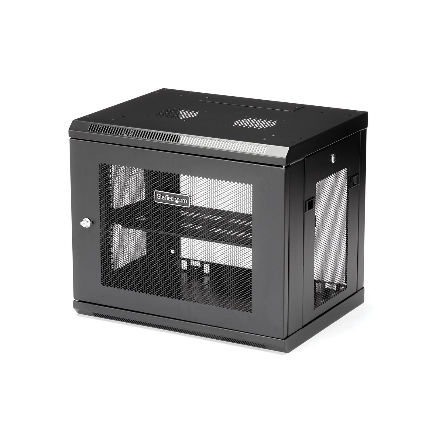 StarTech.com RK9WALM rack cabinet 9U Wall mounted rack Black