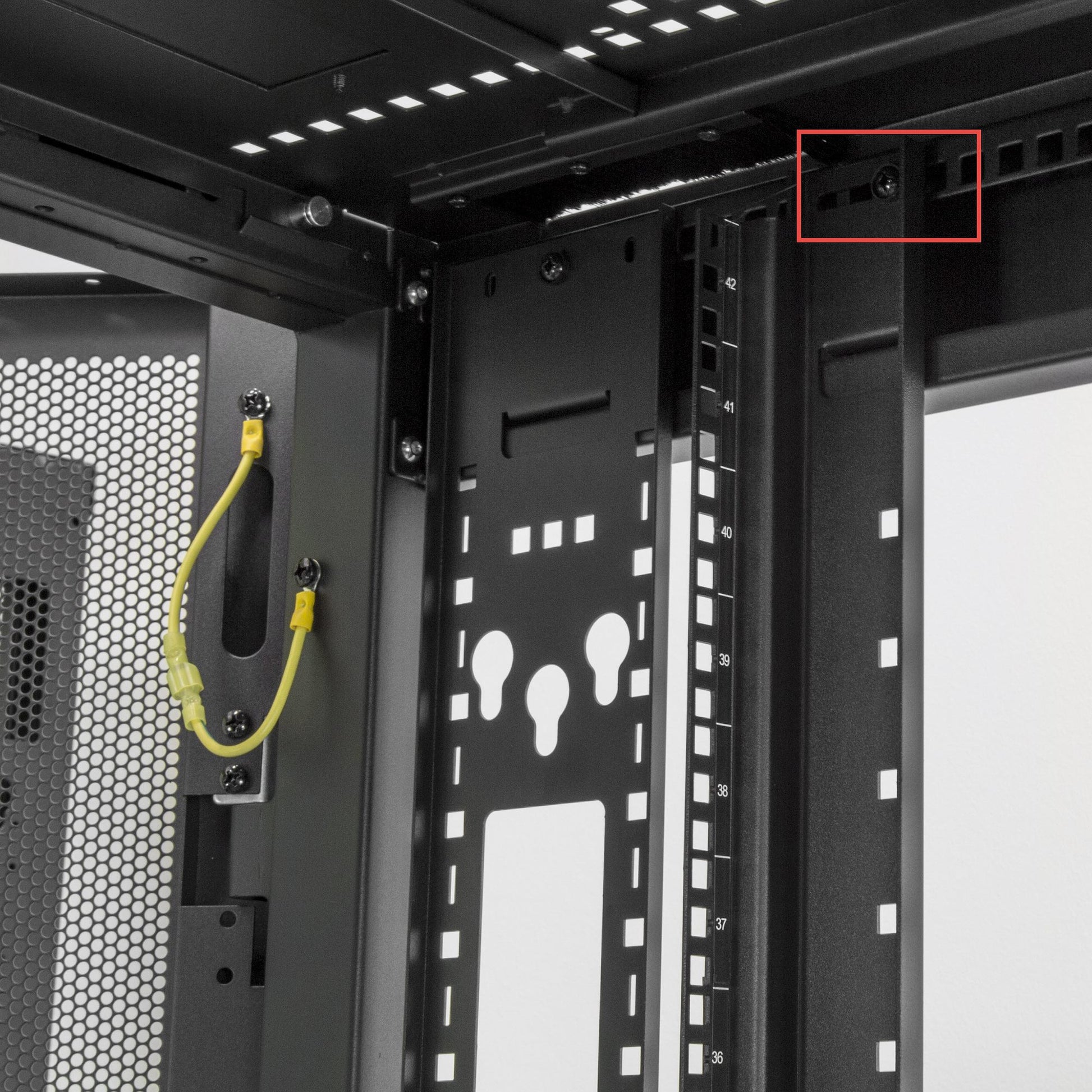 StarTech.com RK2537BKM rack cabinet 25U Freestanding rack Black