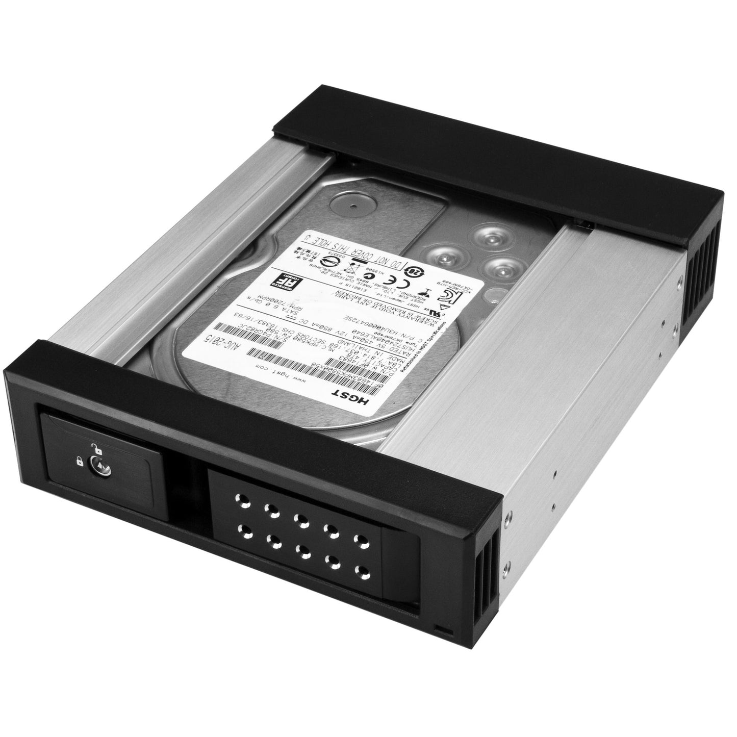 StarTech.com HSB1SATSASBA drive bay panel 5.25" Carrier panel Black